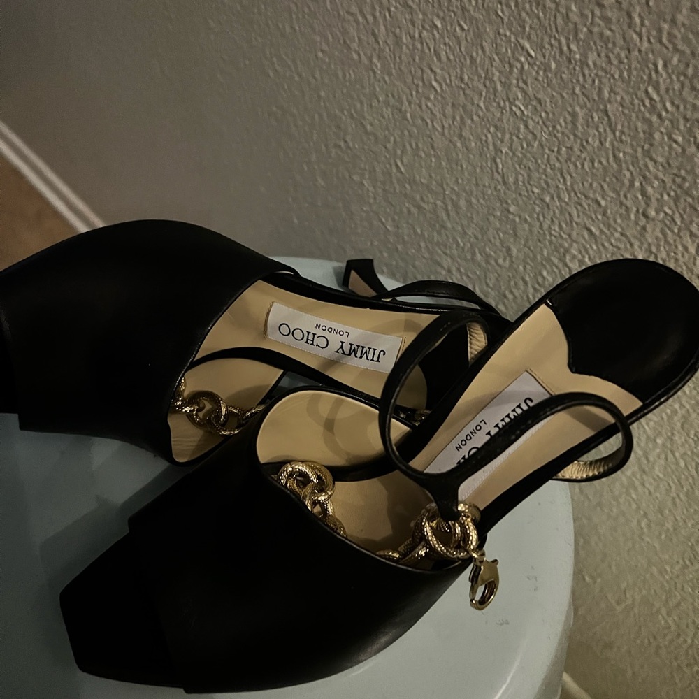 Jimmy Choo Mule with chain detail - Picture 7 of 9